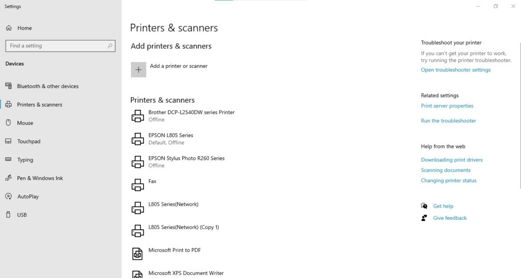 Printer Not Working After Update