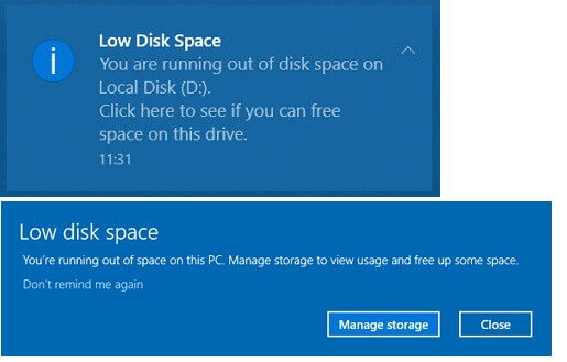 Dealing with “Low Disk Space” Alerts on Your PC – Ahmedabad